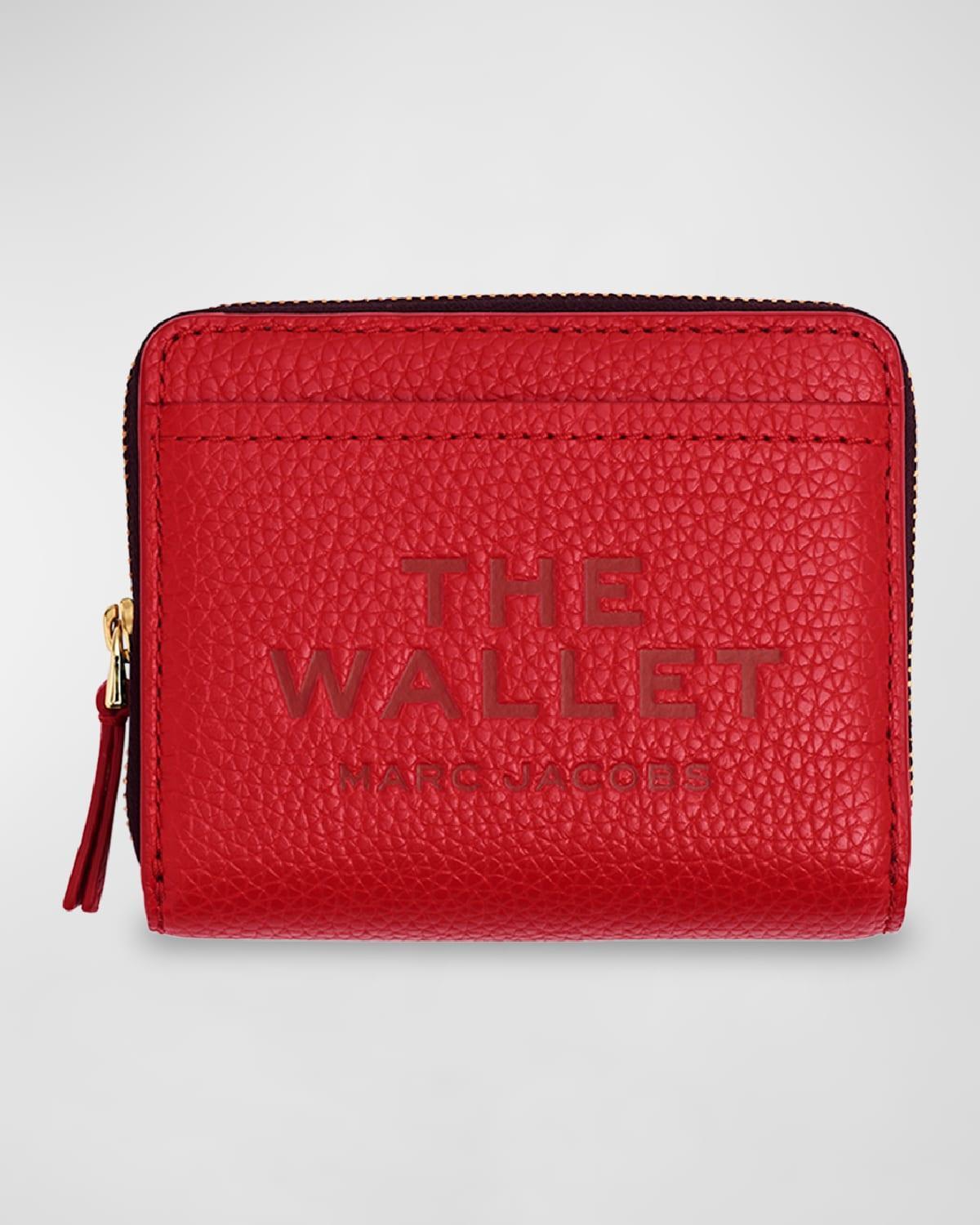 Womens The Leather Mini Compact Wallet Product Image