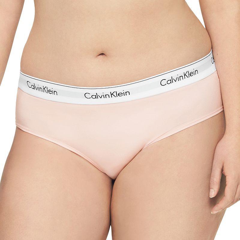 Calvin Klein Womens Modern Cotton Plus Hipster - Pink - 2X Product Image