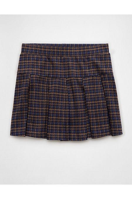 AE Pleated It Knit Plaid Skort Womens product image