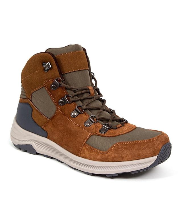 Deer Stags Mens Peak Comfort Casual Hybrid Hiker High Top Sneaker Boots - Chestnut Product Image