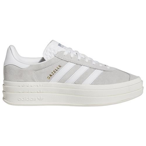 adidas Originals Womens adidas Originals Gazelle Bold - Womens Tennis Shoes Grey/White/White Product Image