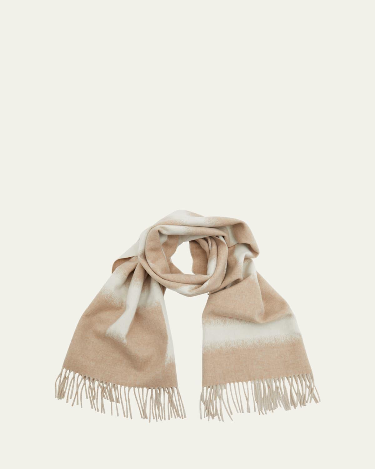 Blurred Wool-Cashmere Scarf Product Image