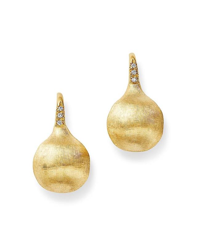 Womens Africa 18K Yellow Gold & 0.5 TCW Diamonds Drop Earrings Product Image