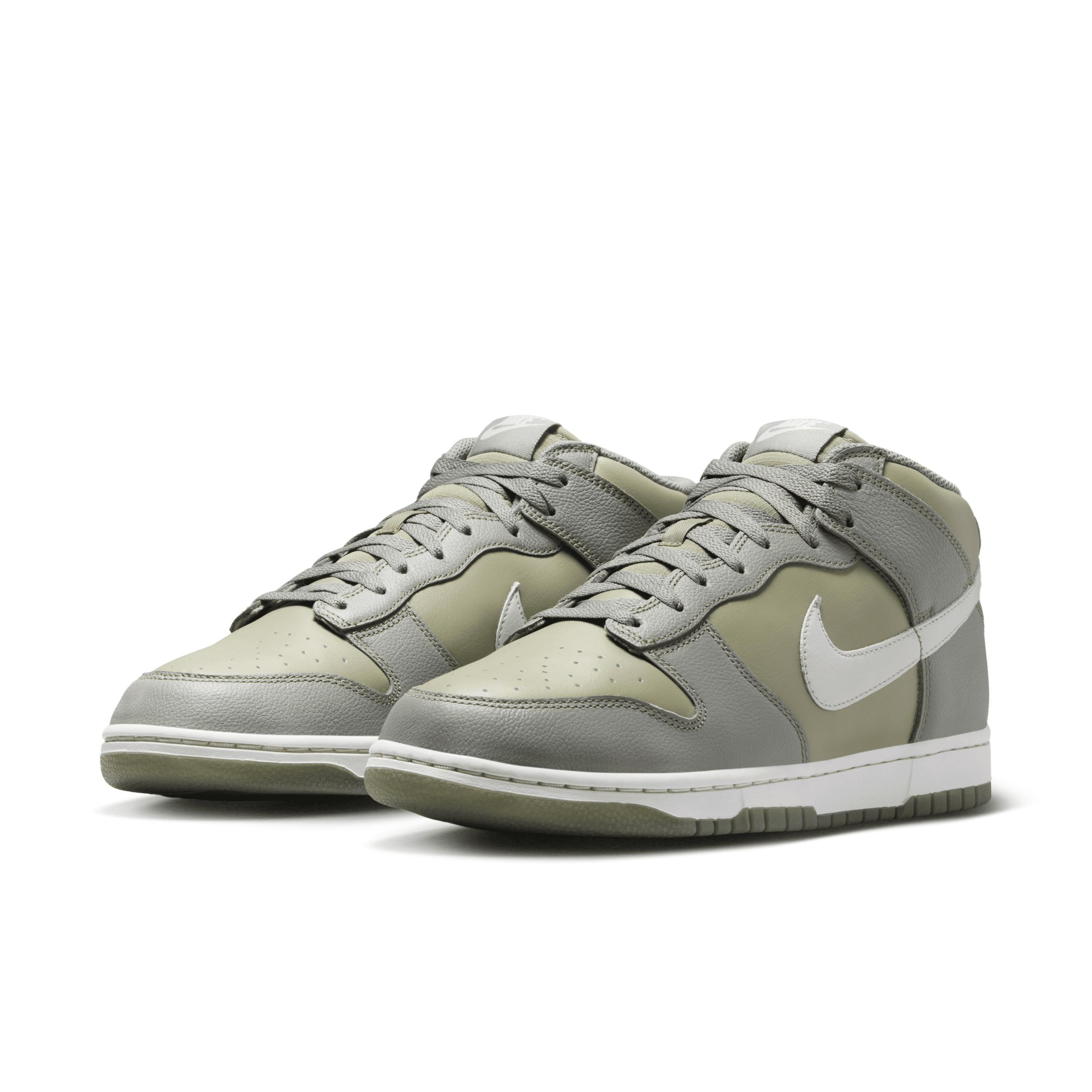 Dunk Mid Basketball Sneaker In Dark Stucco/light Bone/olive Product Image