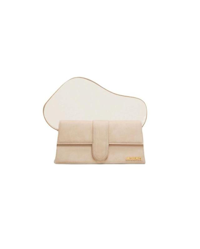 JACQUEMUS Le Bambino Long Shoulder Bag In White Product Image