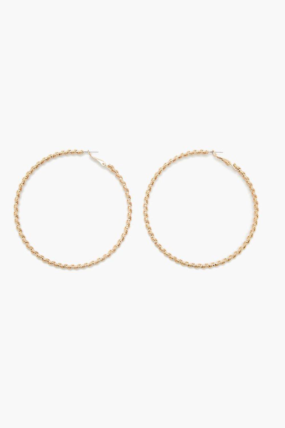 Twisted Hoop Earrings | Forever 21 Product Image