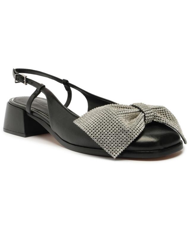 Schutz Womens Dorothy Bow Block Heel Pumps Product Image