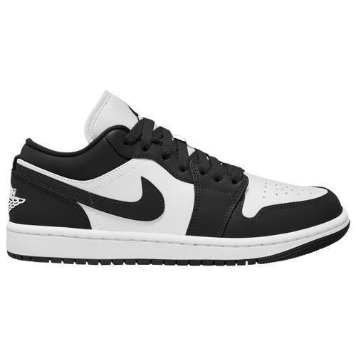 Jordan Womens AJ 1 Low - Basketball Shoes Black/White/White Product Image