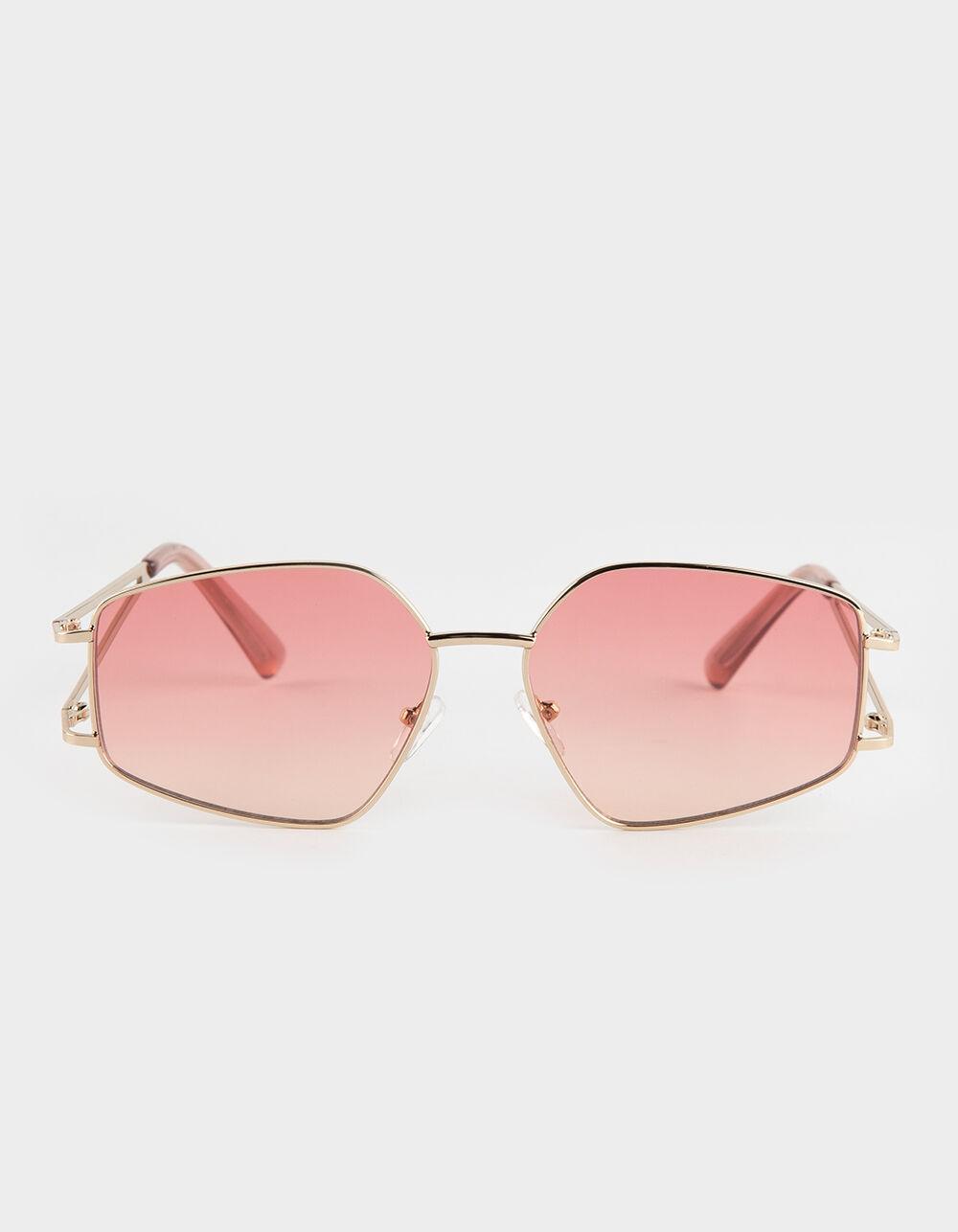 RSQ Ombre Lens Metal Sunglasses Product Image