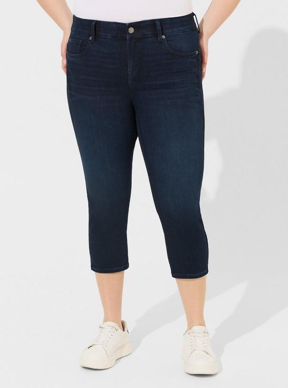 High-Rise Crop Bombshell Skinny Stretch Jeans product image