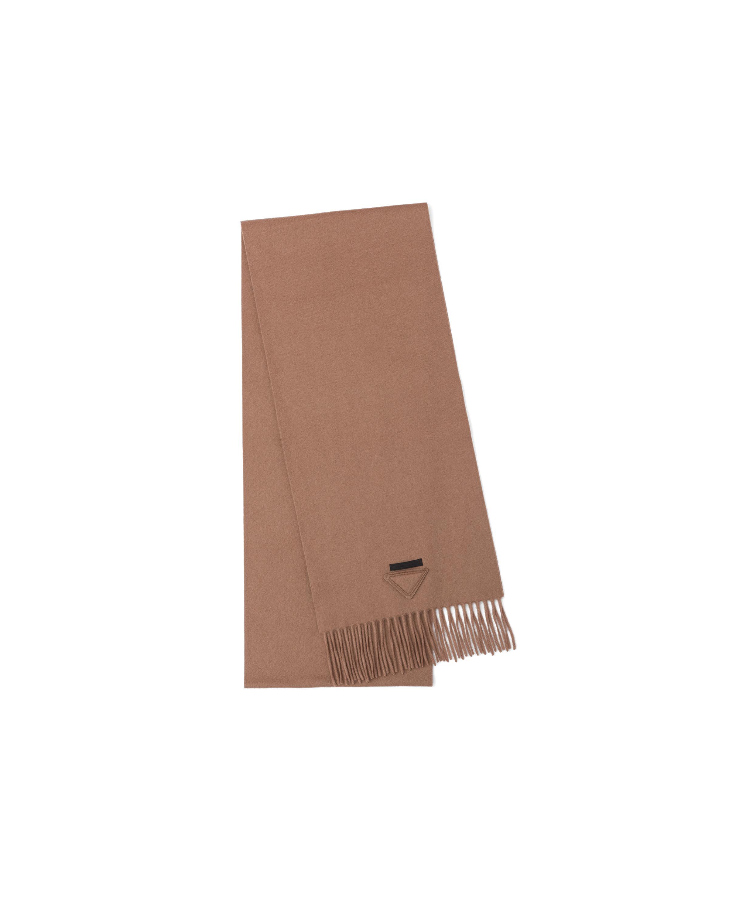 Solid color cashmere scarf Product Image