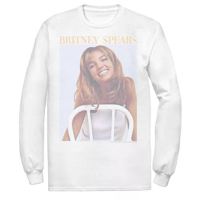 Mens Britney Spears Album Cover Poster Tee Blue Product Image