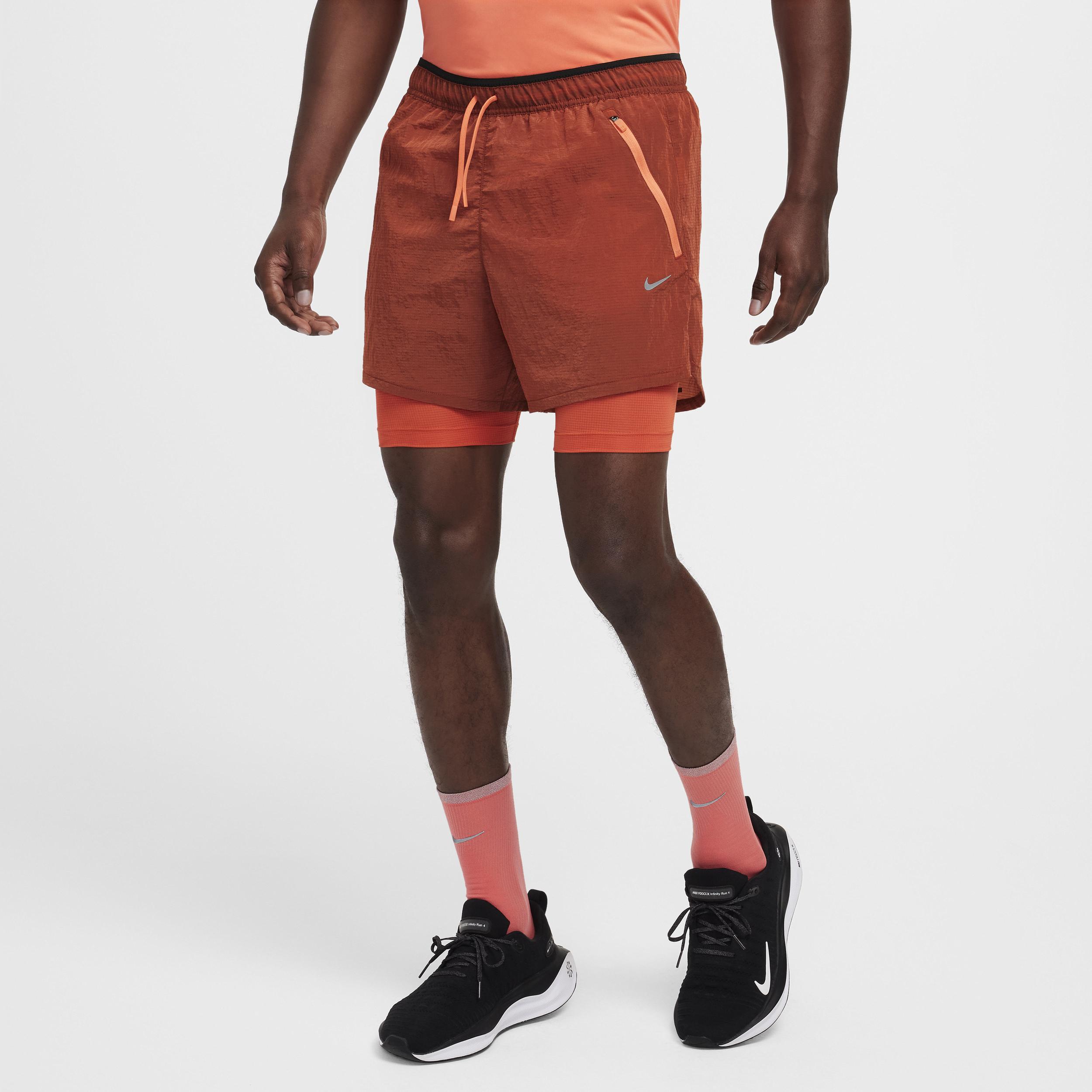 Nike Men's Stride Running Division 5" Dri-FIT Water-Repellent 2-in-1 Running Shorts Product Image