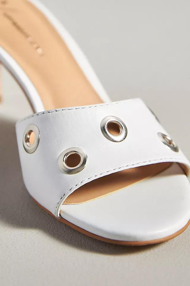 Grommet Kitten-Heel Mules Product Image