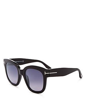 Tom Ford Beatrix Mirrored Square Sunglasses, 52mm Product Image