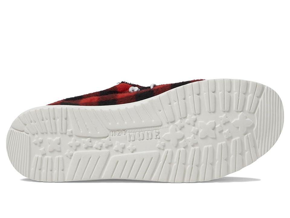 Hey Dude Wally Buffalo Plaid Men's Shoes Product Image