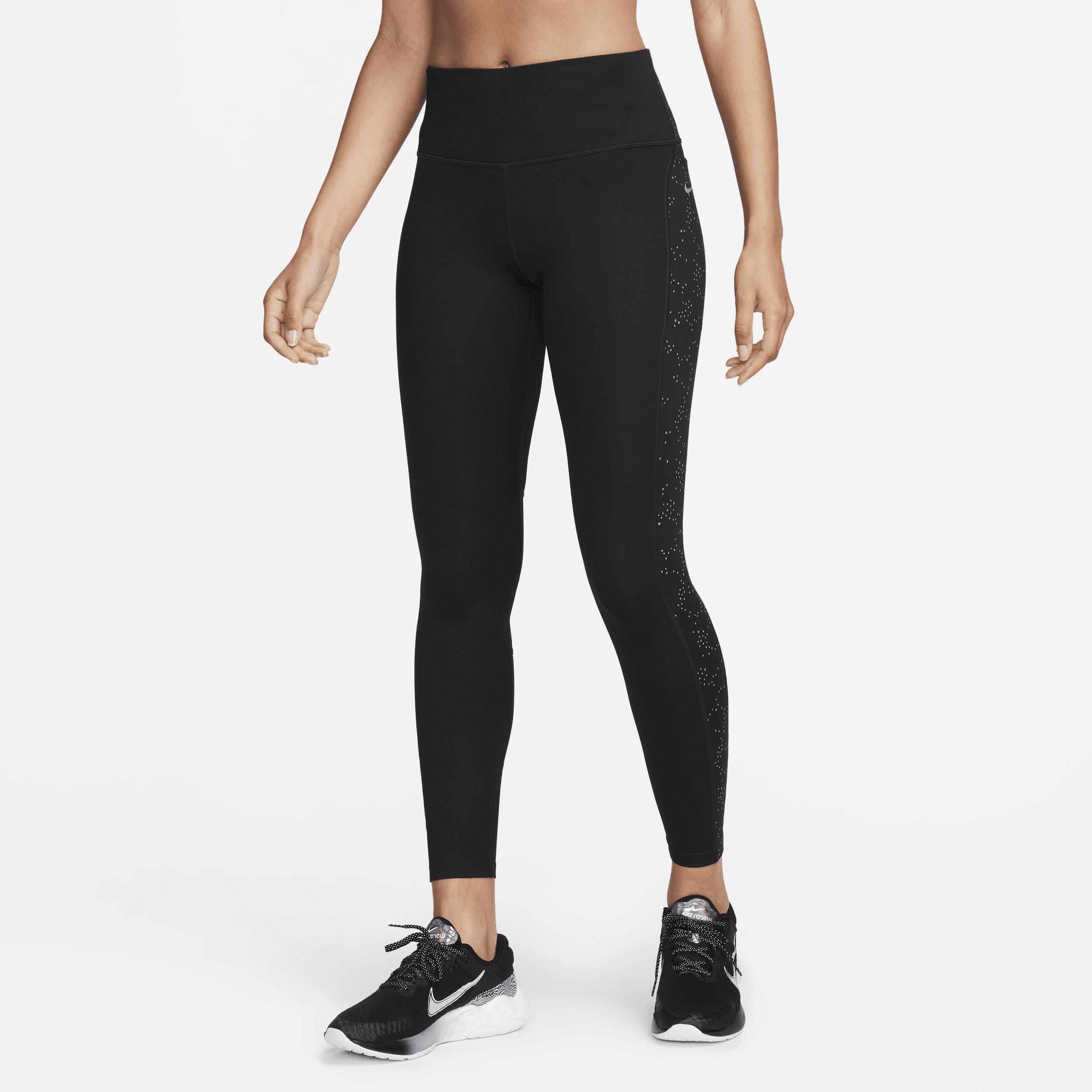 Nike Womens Fast Mid-Rise 7/8 Leggings - Deep Jungle product image