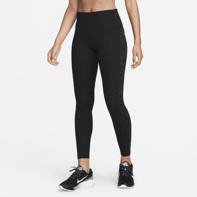 Nike Women's Fast Mid-Rise 7/8 Printed Leggings with Pockets Product Image