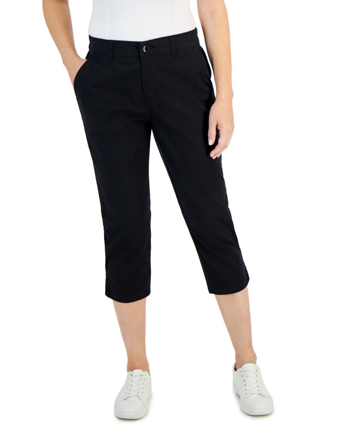 Style & Co Womens Mid-Rise Comfort Waist Capri Pants, 2-24W, Created for Macys Product Image