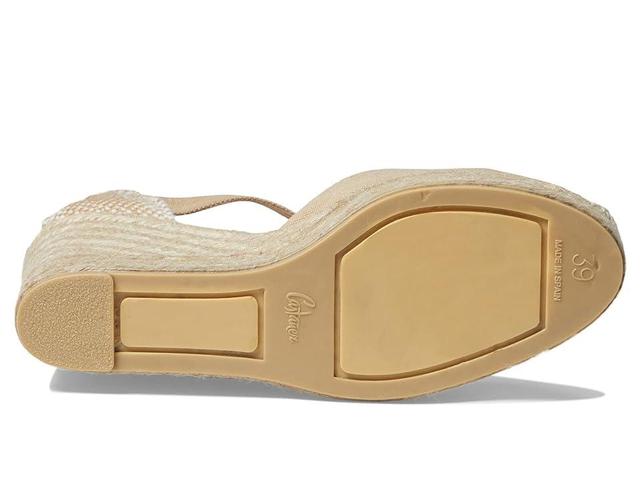 CASTANER Carol 80 mm Wedge Espadrille (Sand) Women's Shoes Product Image