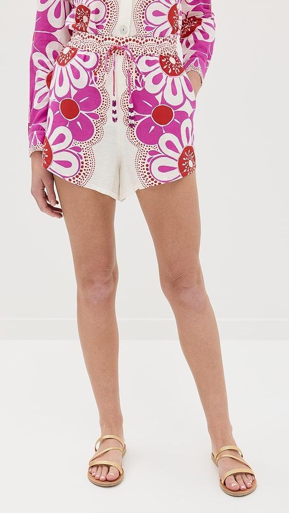 FARM Rio Maia Off White Shorts | Shopbop Product Image