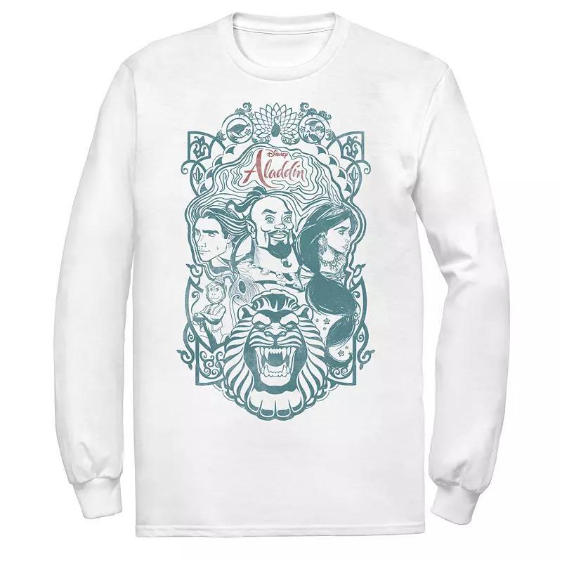 Disneys Aladdin Group Character Sketch Mens Tee Product Image