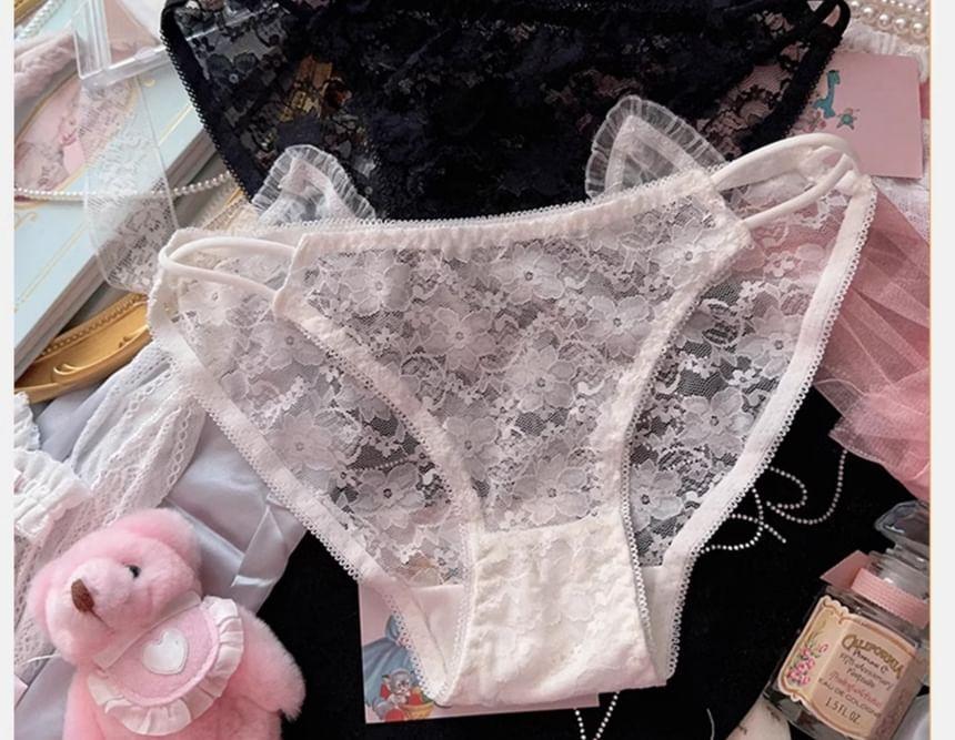 Cat Ear Lace Panties Product Image