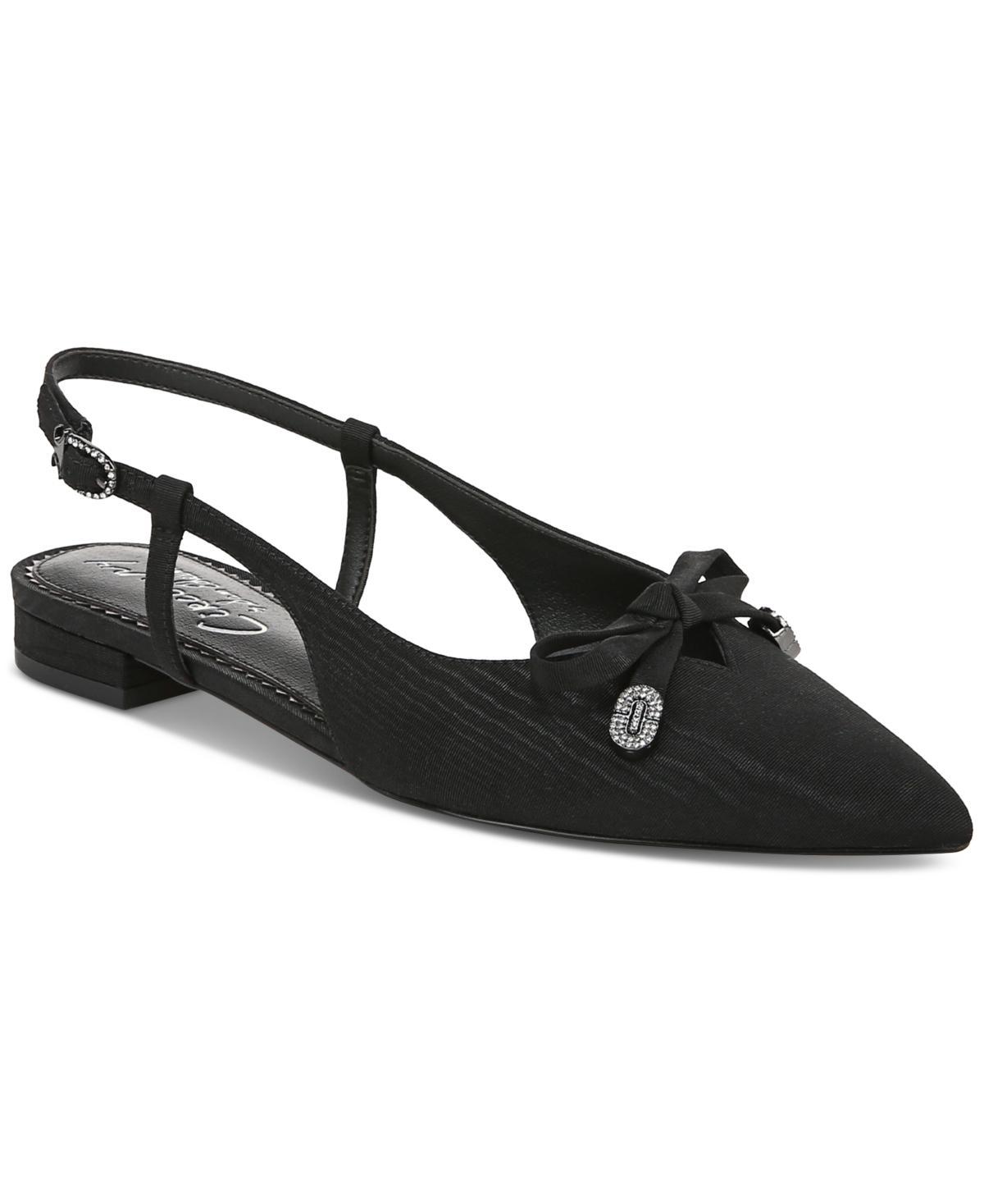 Circus Ny by Sam Edelman Womens Lafayette Pointed-Toe Slingback Bow Flats Product Image