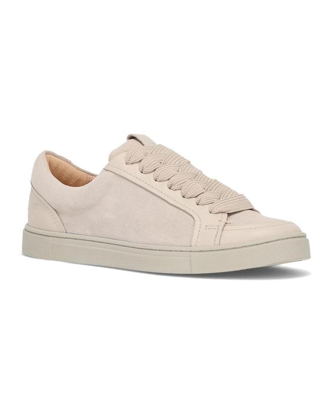 Ivy Mixed Leather Low-Top Sneakers Product Image