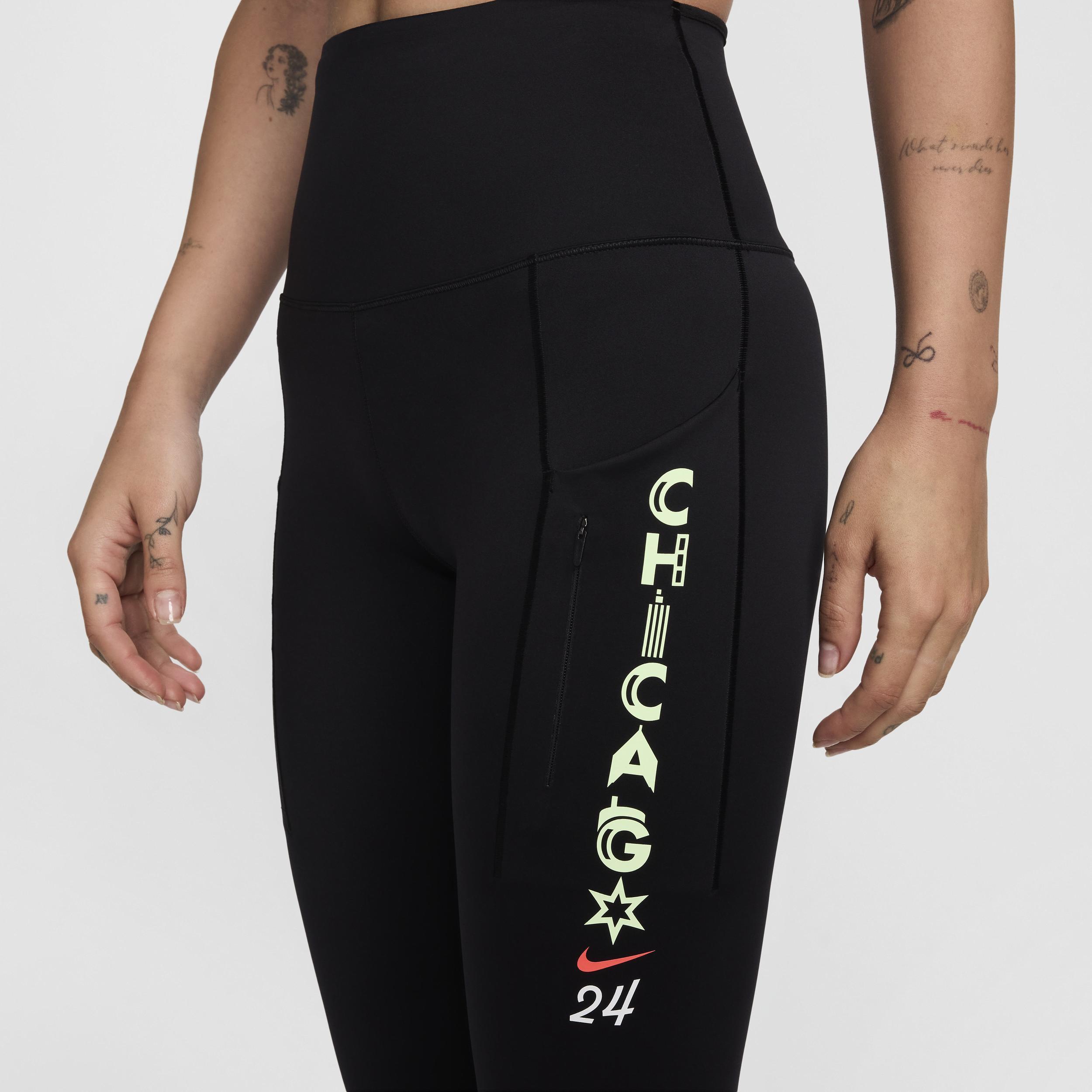 Nike Go Women's Firm-Support High-Waisted 7/8 Leggings with Pockets Product Image