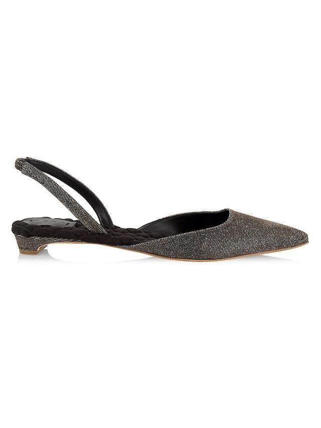 Womens Jackie Embellished Slingback Vegan Flats Product Image