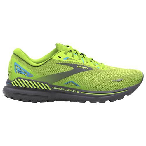 Brooks Mens Brooks Adrenaline GTS 23 - Mens Shoes Oyster/Ebony/Alloy Product Image