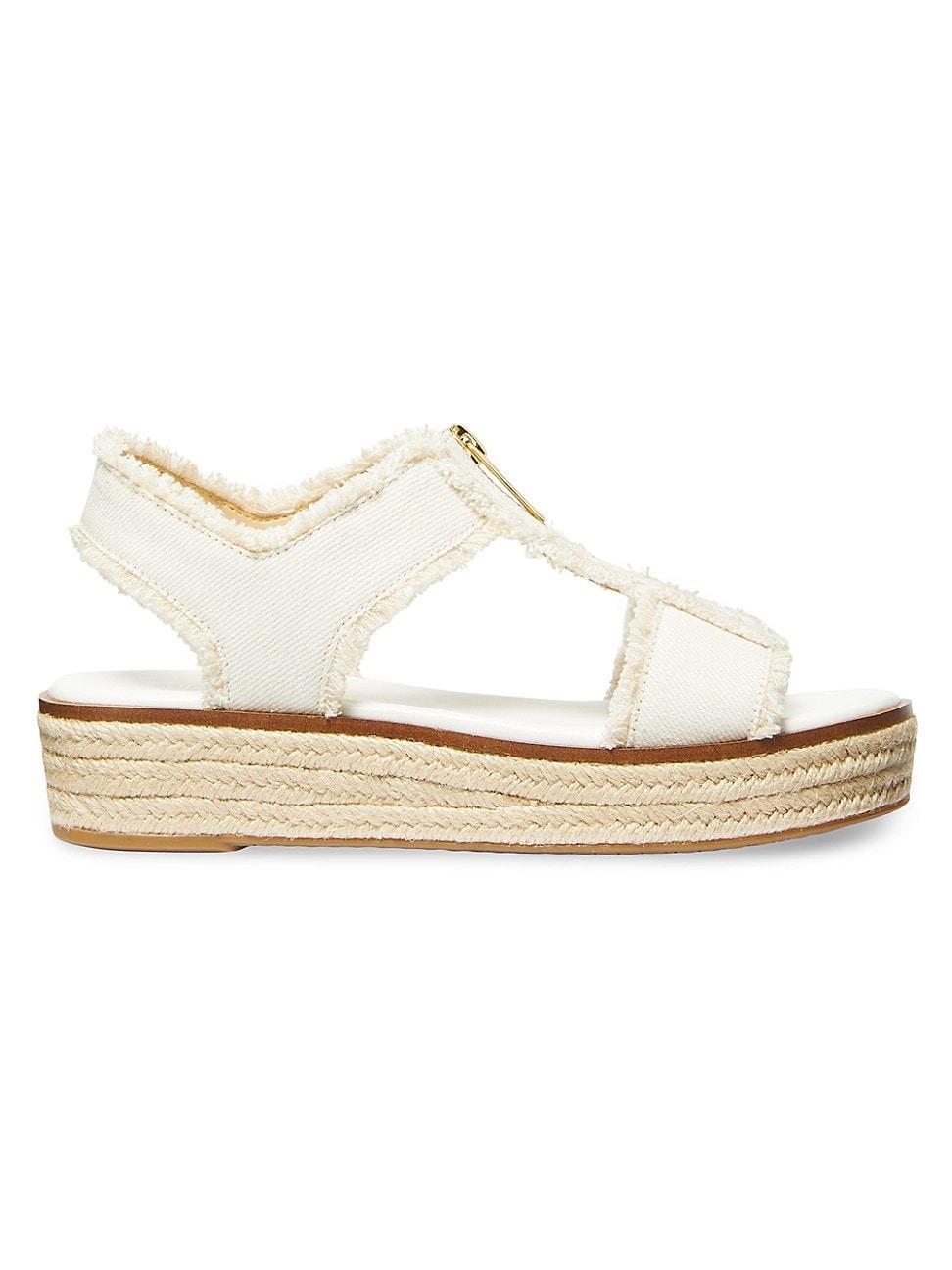 Womens Berkley 40MM Cotton Platform Espadrilles Product Image