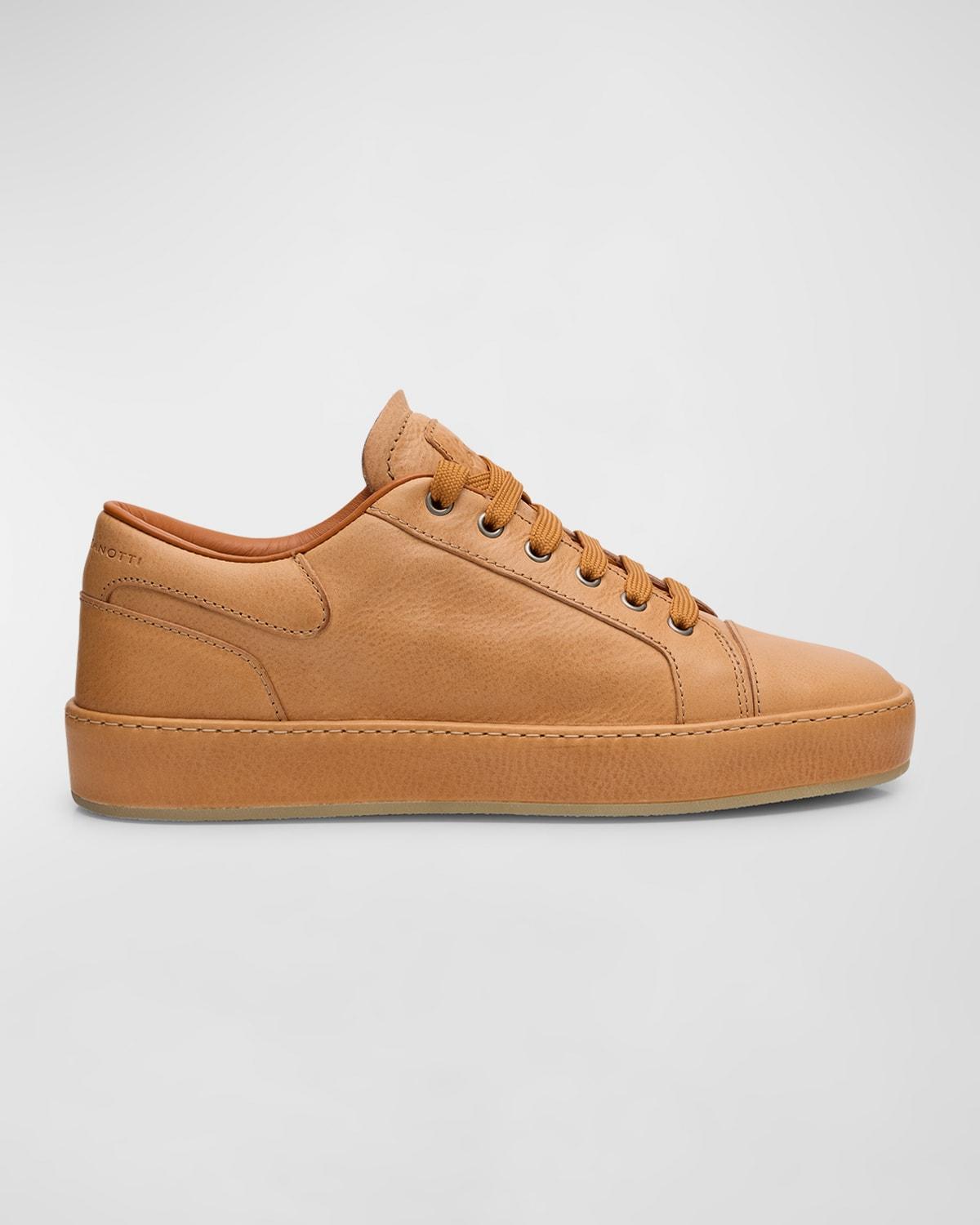 Mens Norbel Leather Low-Top Sneakers Product Image