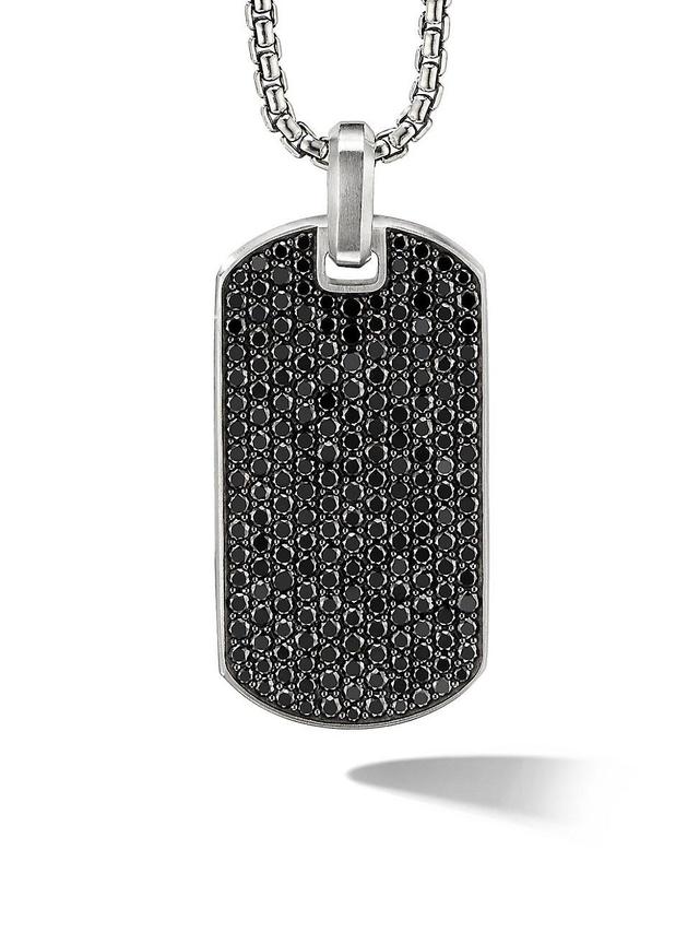 Mens Pave Tag w/ Diamonds Product Image