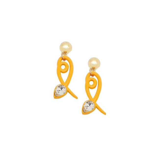 Sohi Womens Fish Drop Earrings Product Image