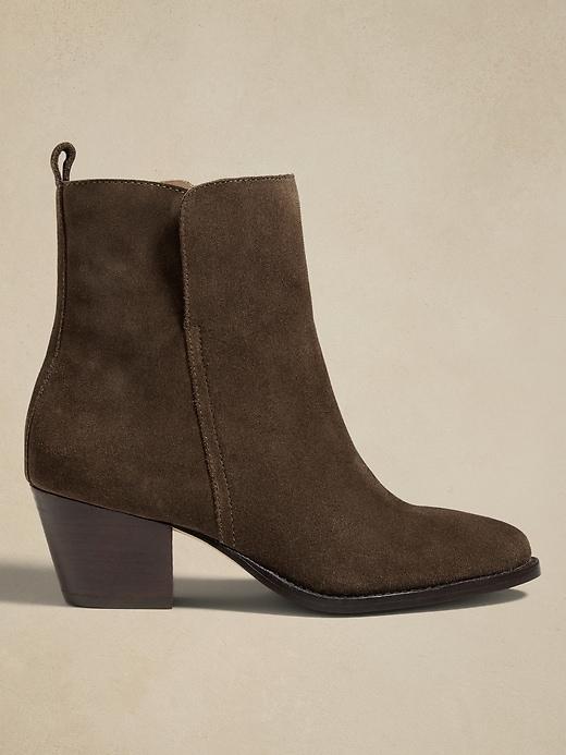 Suede Ankle Bootie Product Image