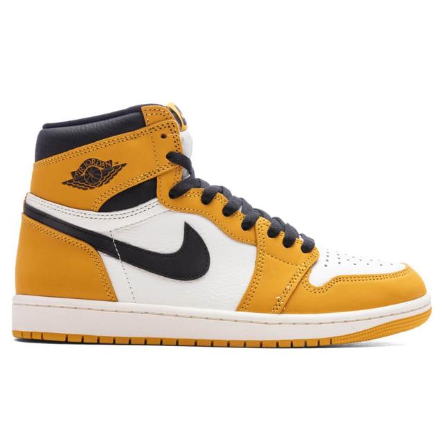 Air Jordan 1 Retro High OG 'Yellow Ochre' - Yellow Ochre/Black/Sail Male Product Image