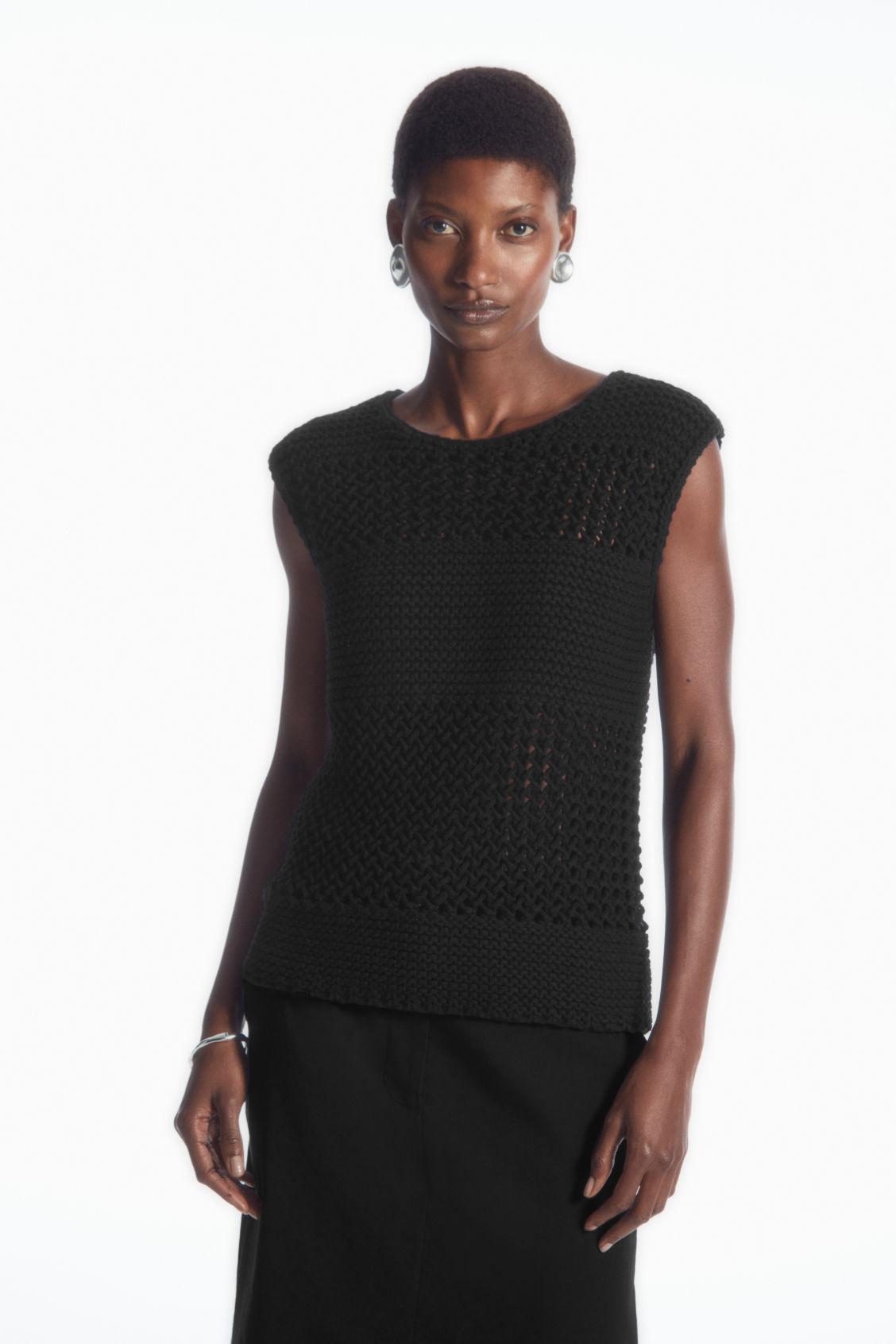 OPEN-KNIT VEST Product Image