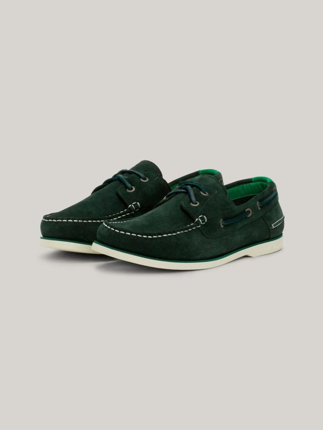 Tommy Hilfiger Men's TH Suede Boat Shoe Product Image