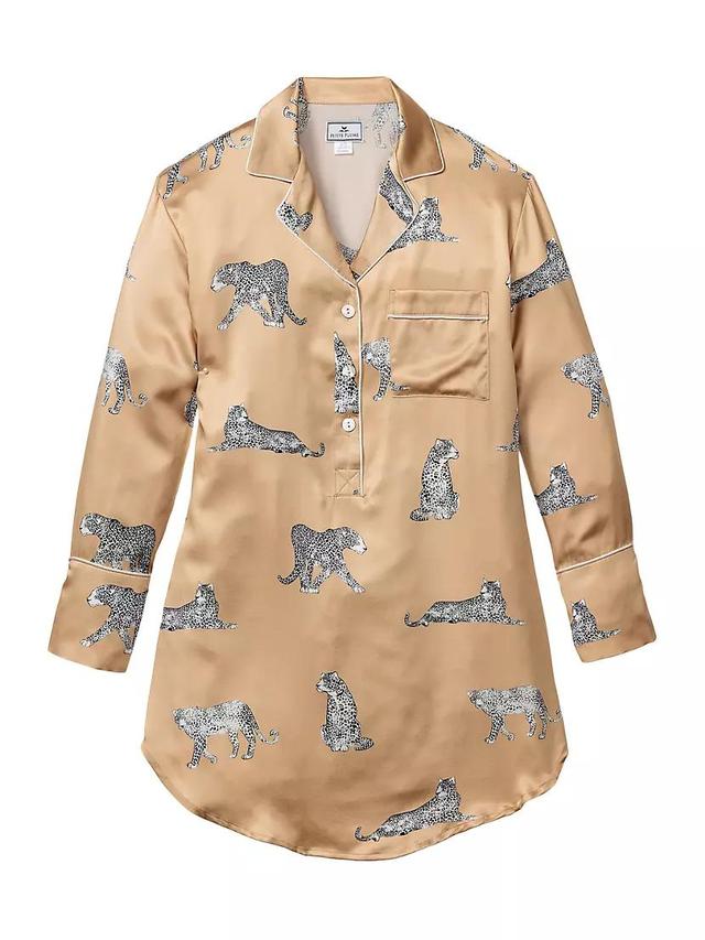 Mulberry Silk Panthère Nightshirt Product Image