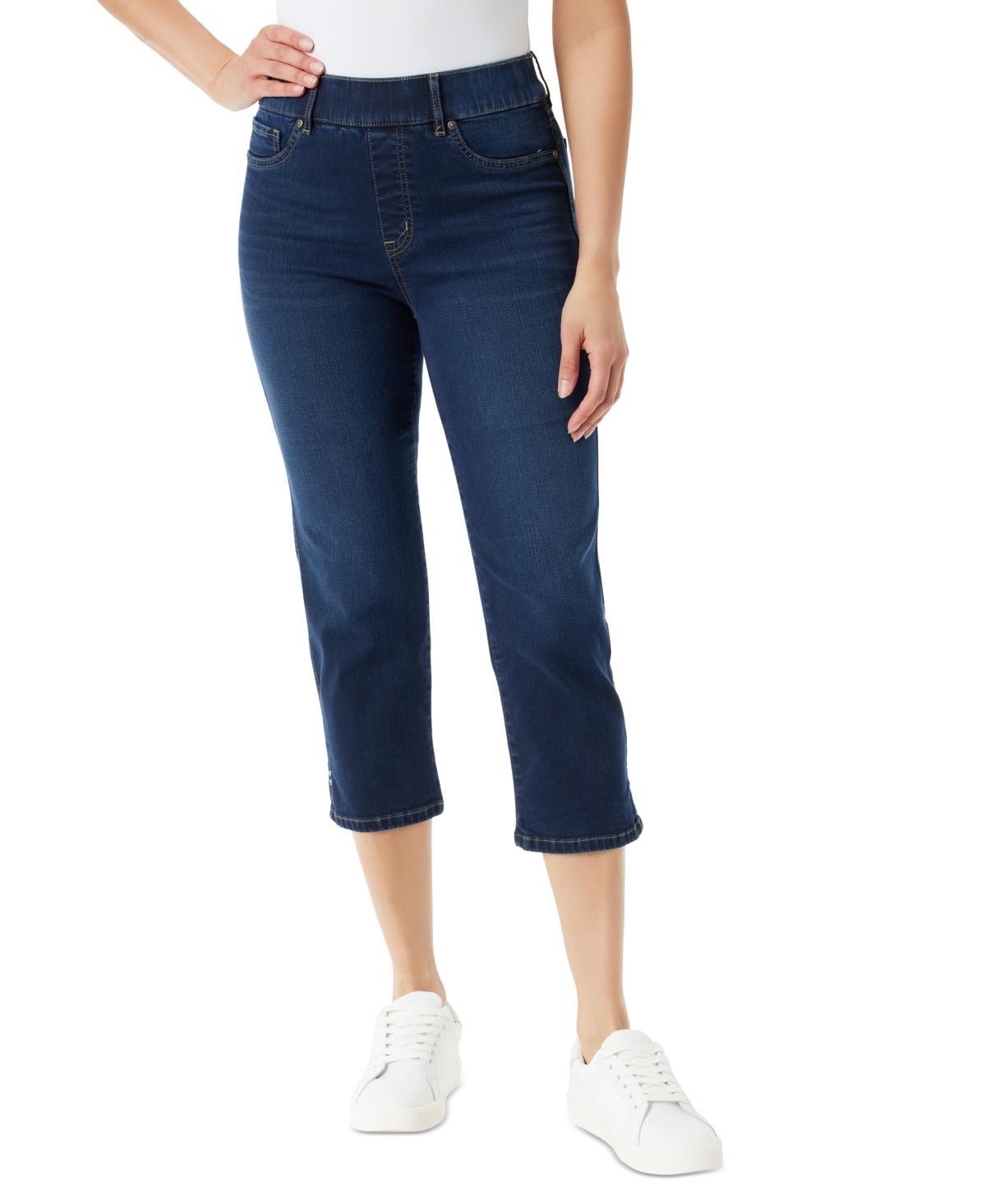 Gloria Vanderbilt Womens Shape Effect Pull-On Capri Jeans Product Image