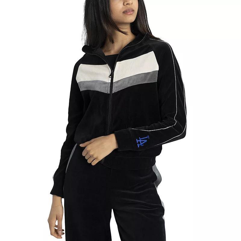 Womens Lusso Los Angeles Dodgers Nixie Raglan Full-Zip Jacket Product Image