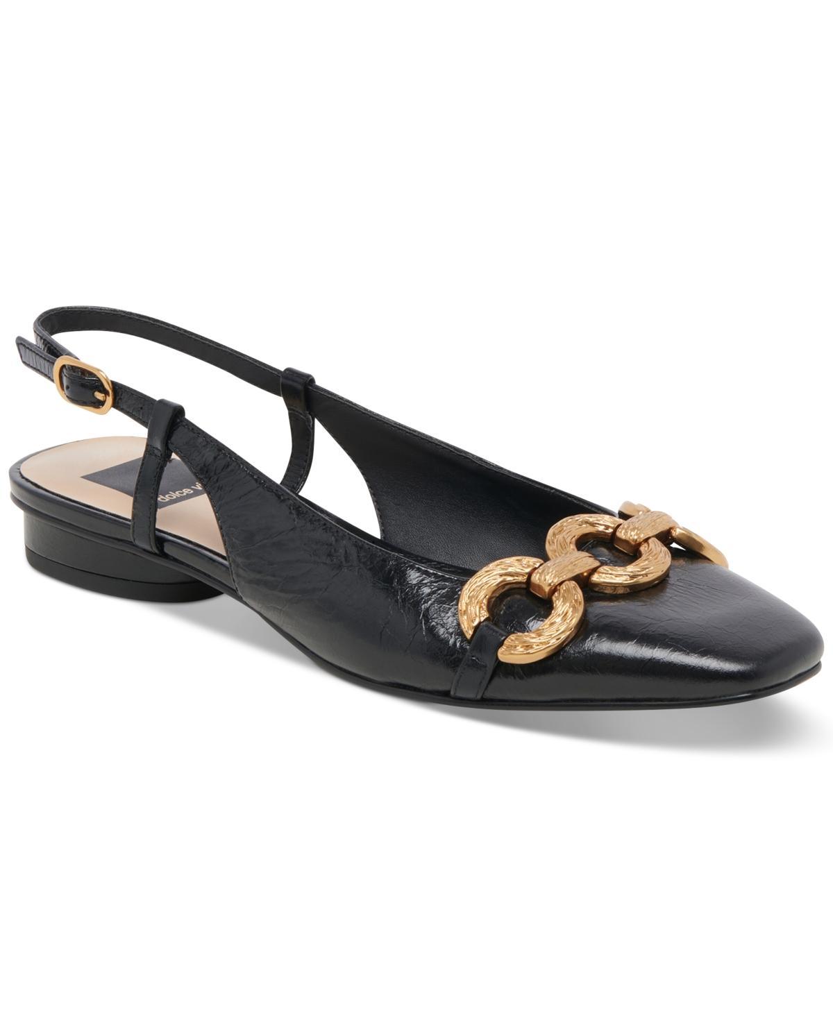 Dolce Vita Womens Ramano Slingback Buckled Flats Product Image