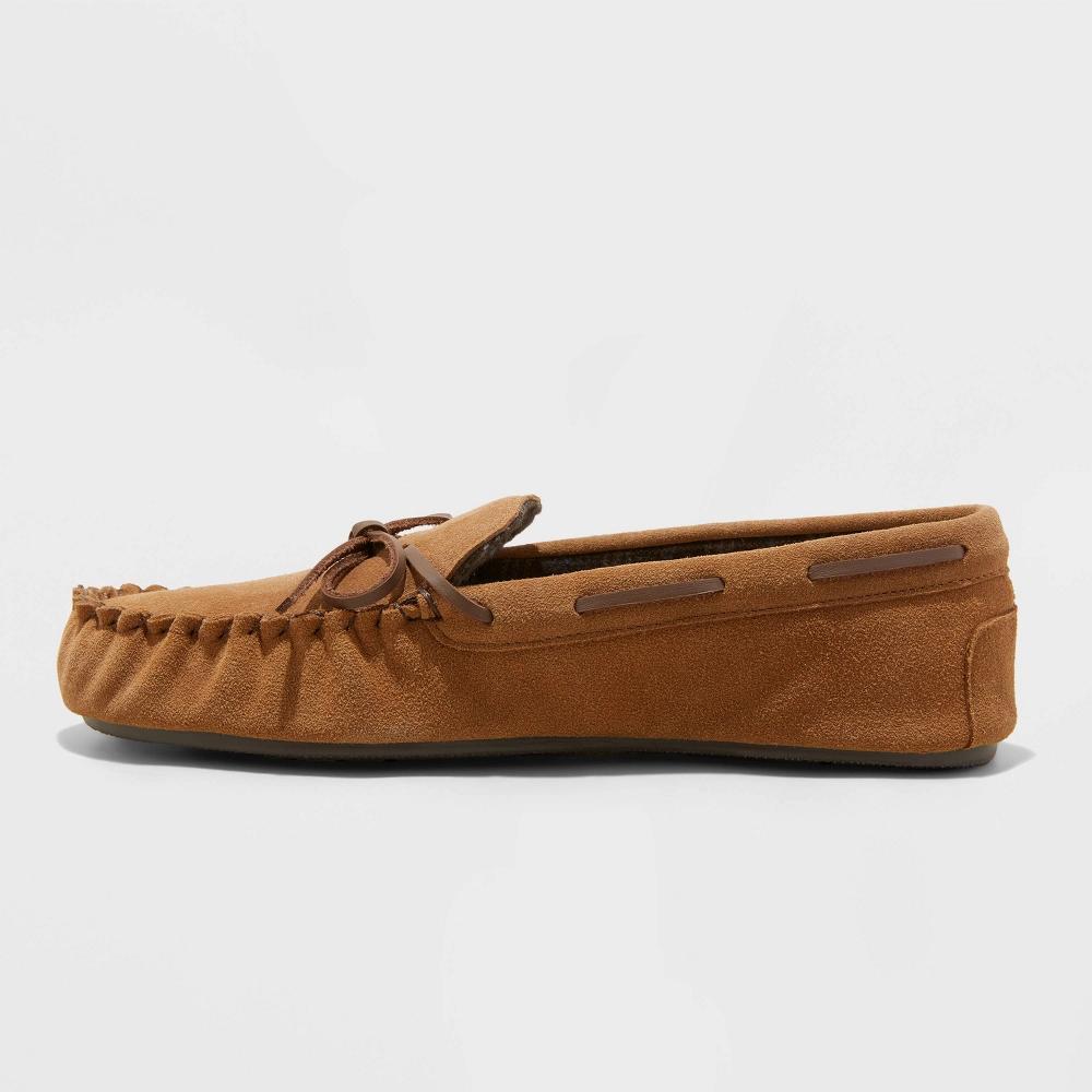 Men's Topher Moccasin Slippers - Goodfellow & Co™ Chestnut 13 Product Image