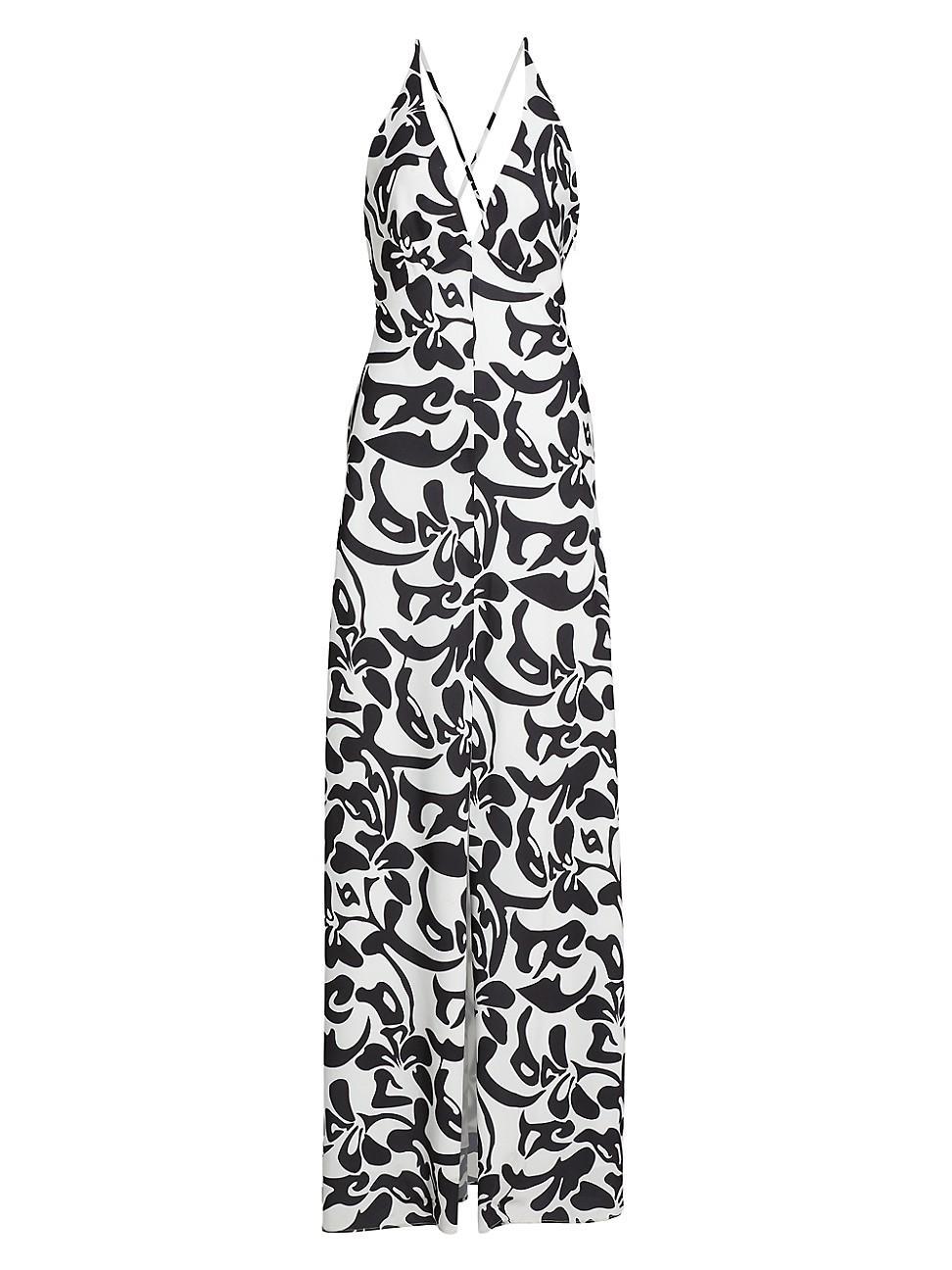 Womens Aubrey Printed Maxi Slipdress Product Image