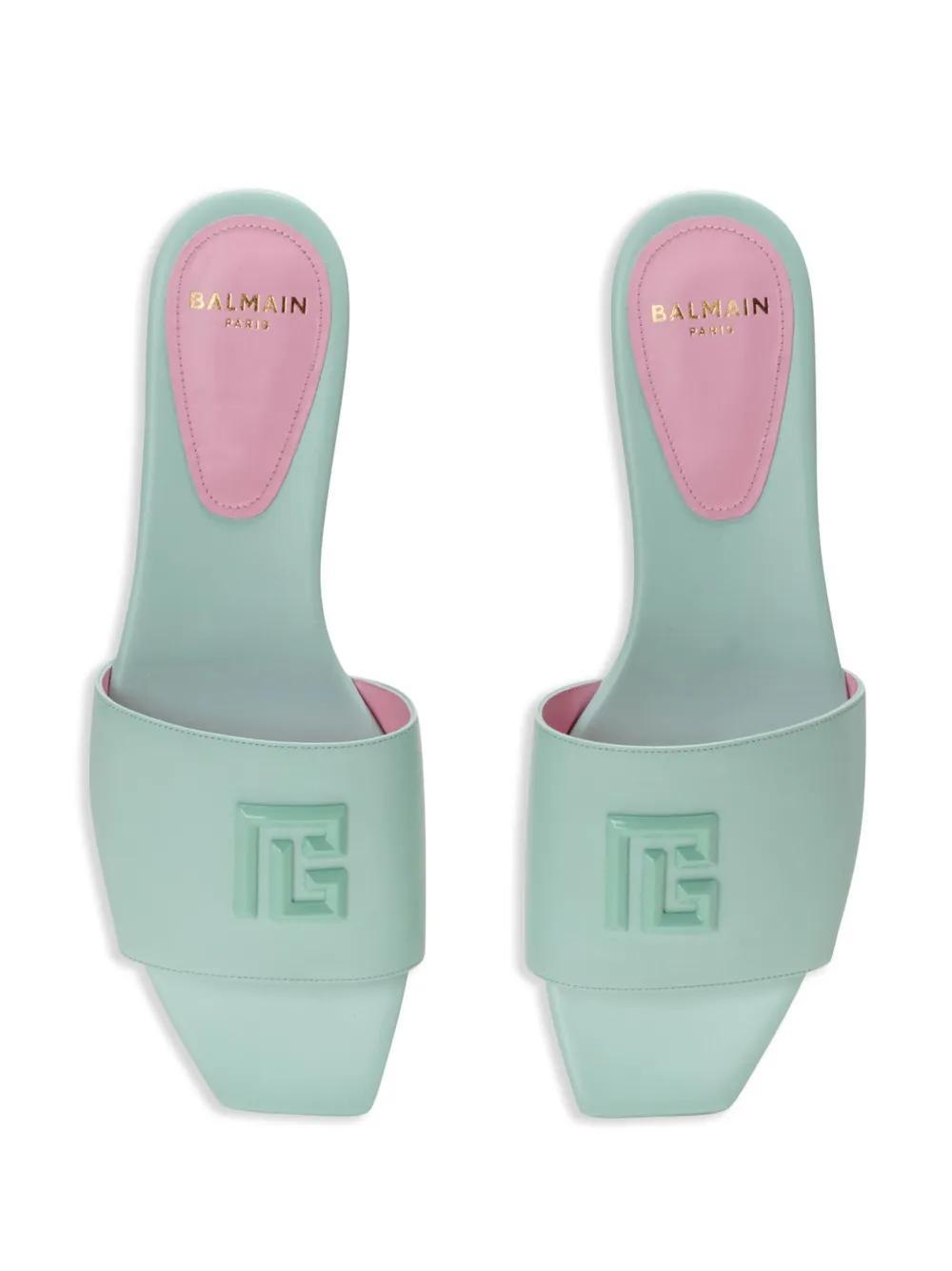 Dafne leather slides Product Image