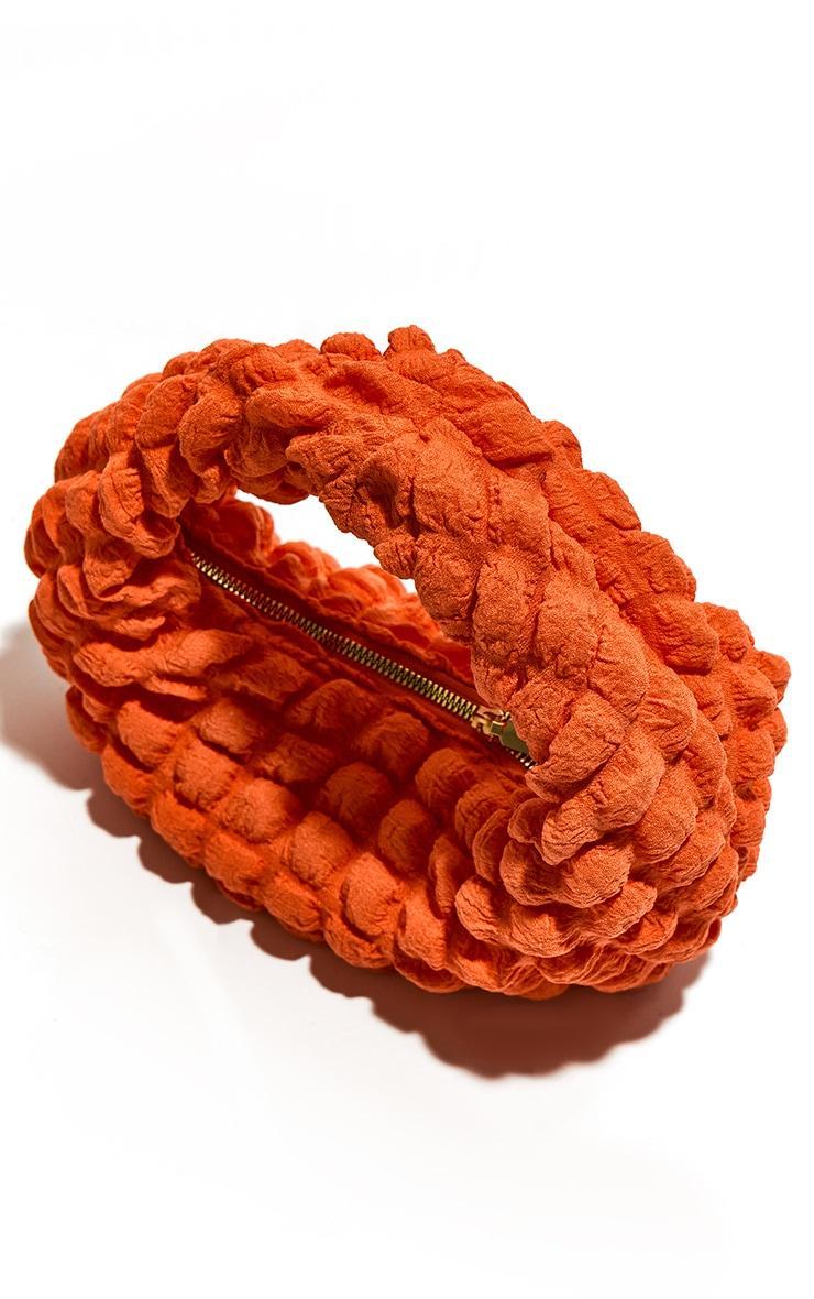 Orange Quilted Curved Grab Bag Product Image