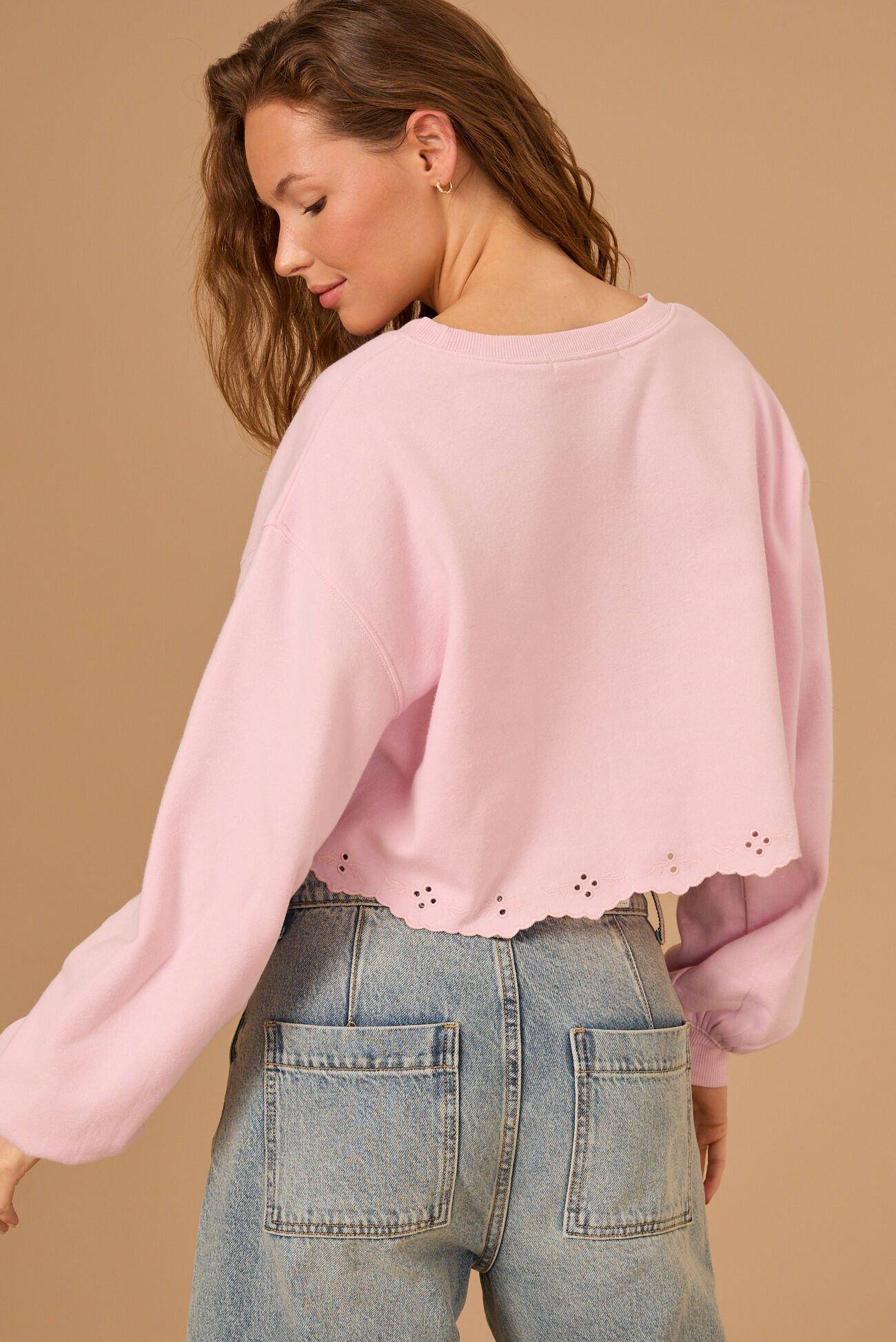 Bow Cutout Sweatshirt Product Image