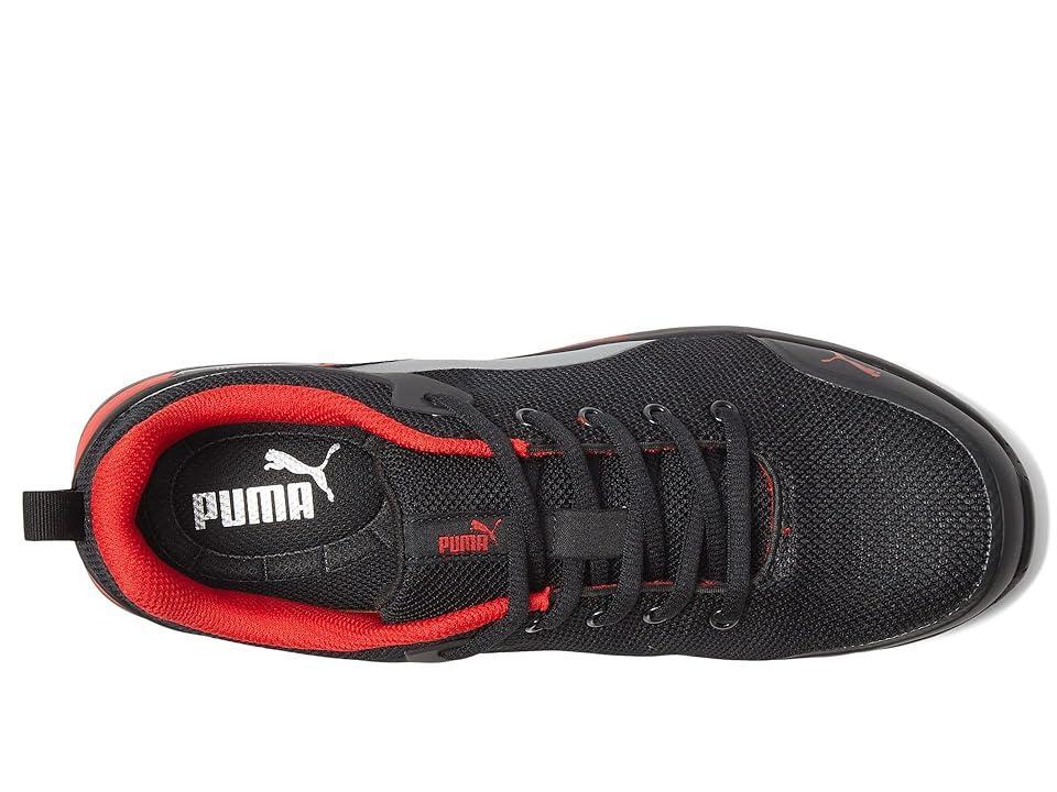 PUMA Safety Levity Knit Low ASTM EH Red) Men's Shoes Product Image